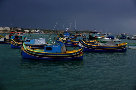 Squall line port boats photo