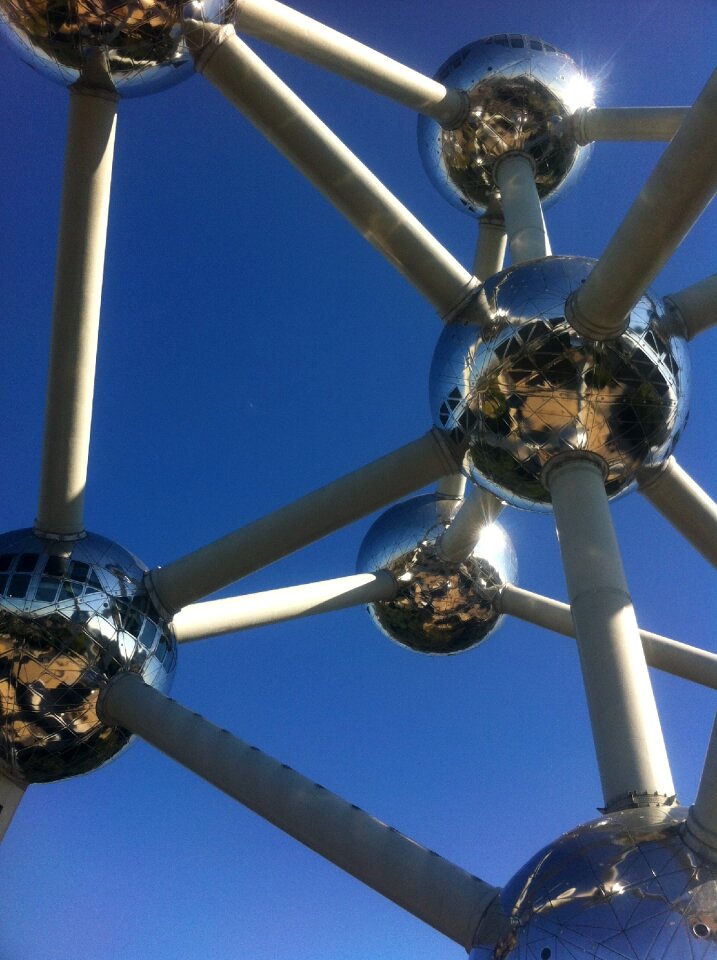 Brussels atomium detail