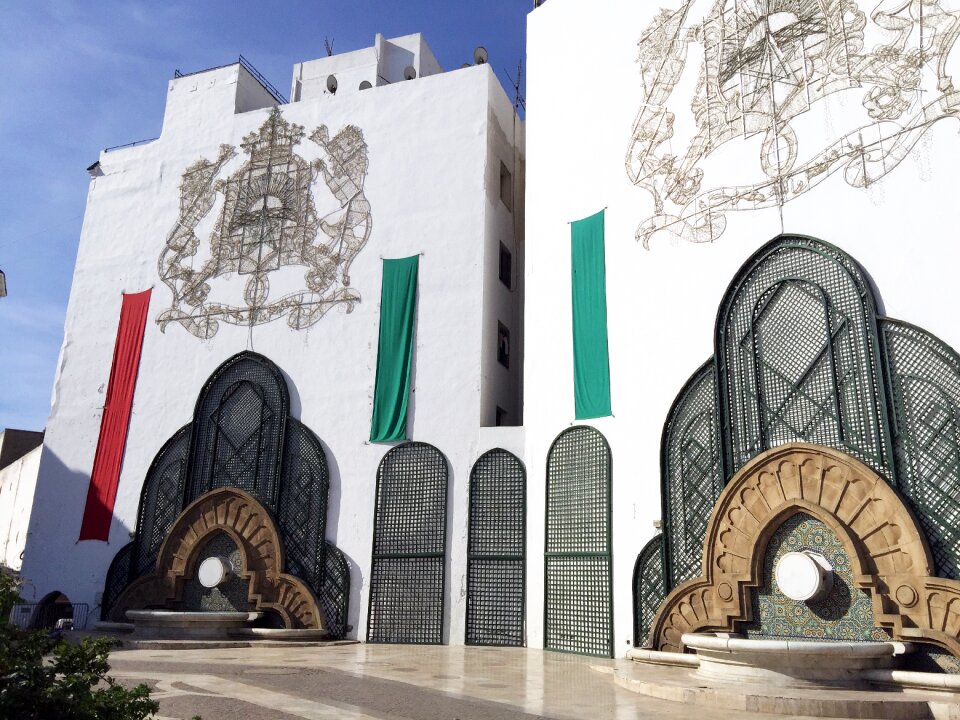 Morocco facade royal palace