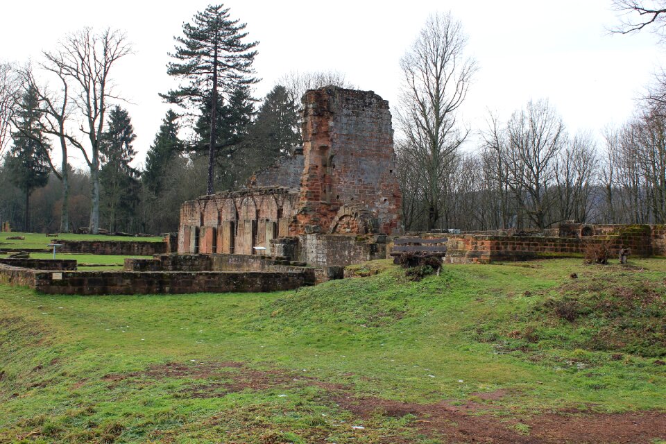 Monastery ruins destroyed historically