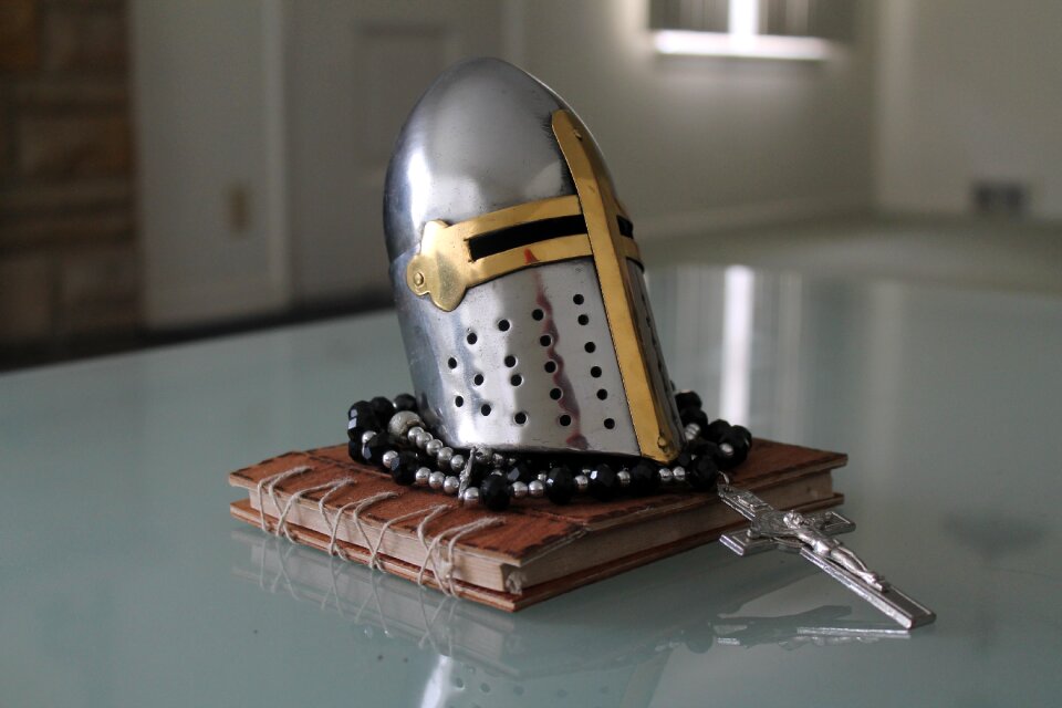 Silver warrior gray cross