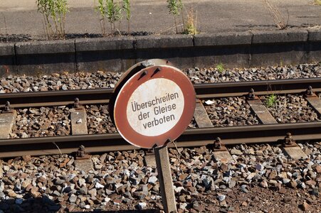 Track prohibited warning
