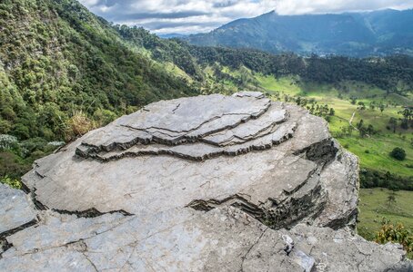 Nature rock high mountains