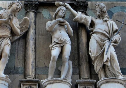 Duomo facade marble photo