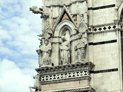 Cathedral statue marble photo