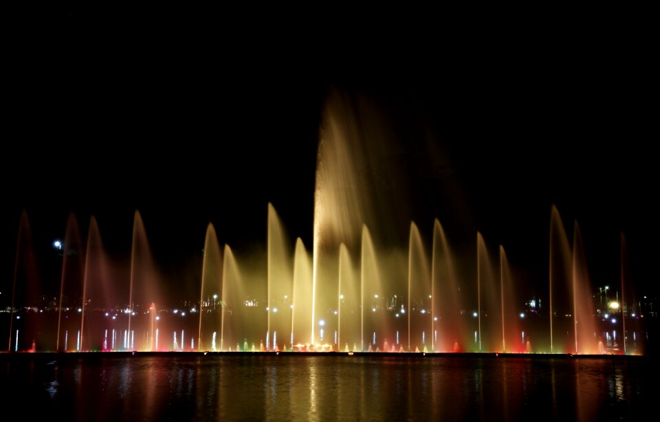 Water show color colorful