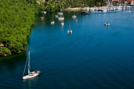 Europe summer landscape
