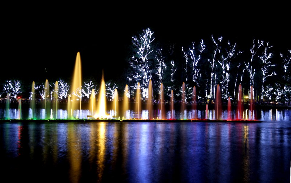 Water show color colorful