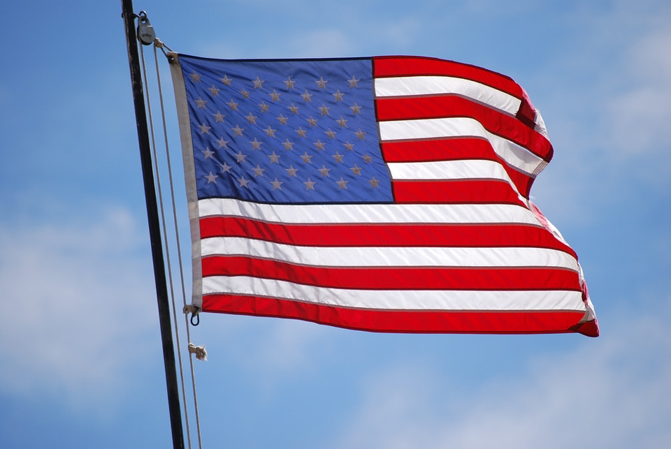 American flag united states america