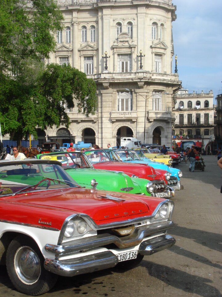 Vintage vehicles cars colors