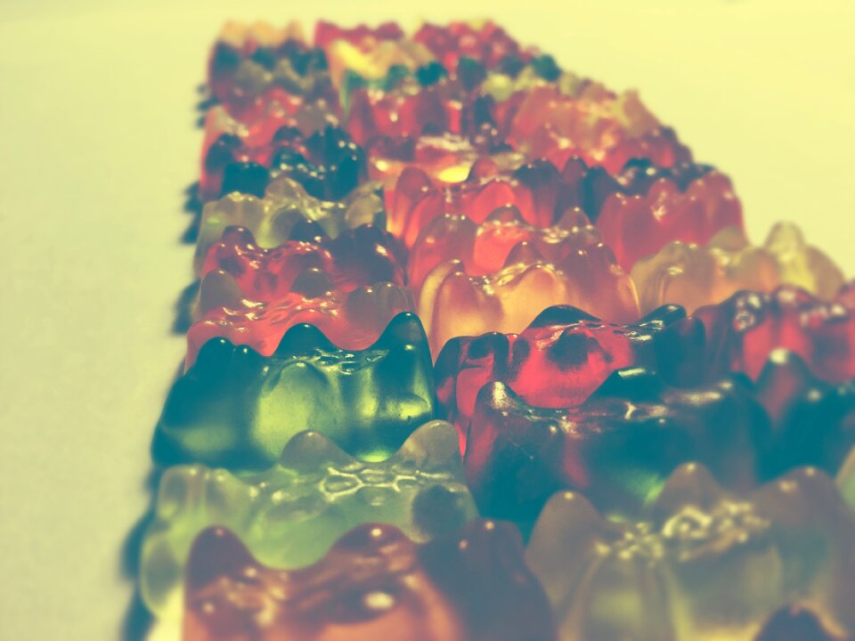 Rubber sweet candy