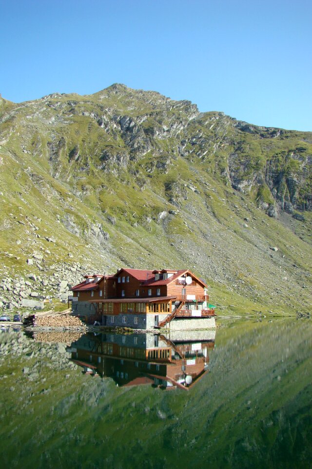 Mountains reflection landscape photo