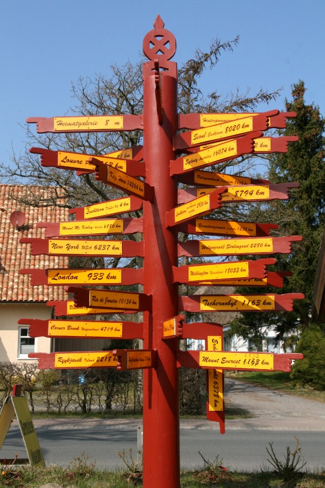 Away shield waymarks