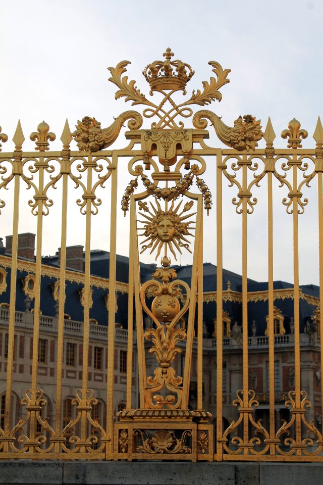 Gold versailles castle
