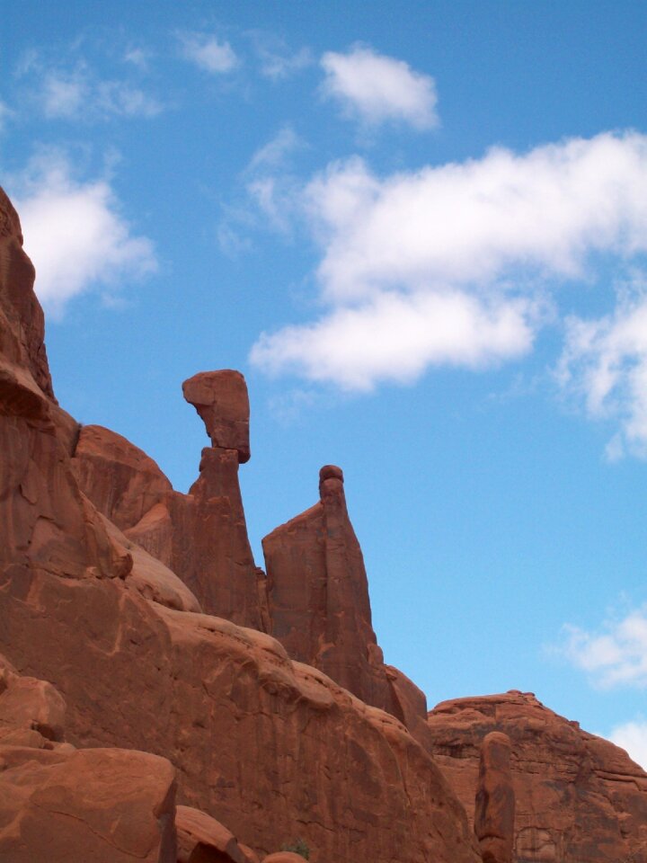 Landscape mountain top nature photo