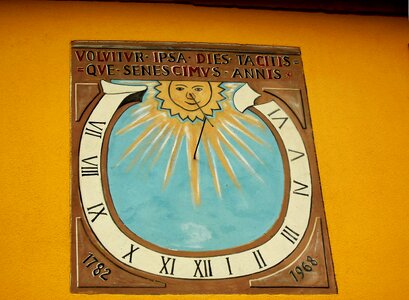 Bavaria time of time indicating