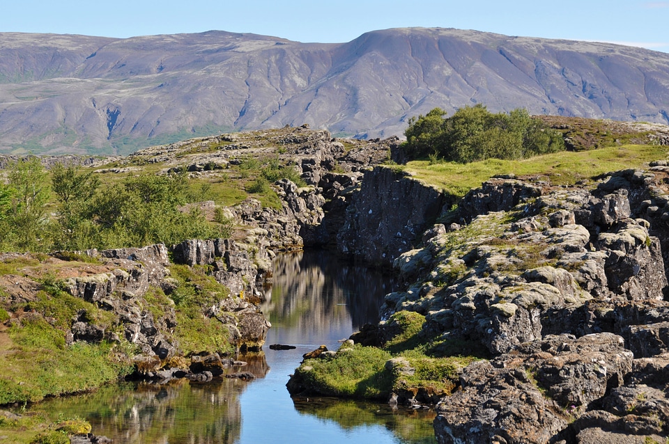 Nature continental plates water