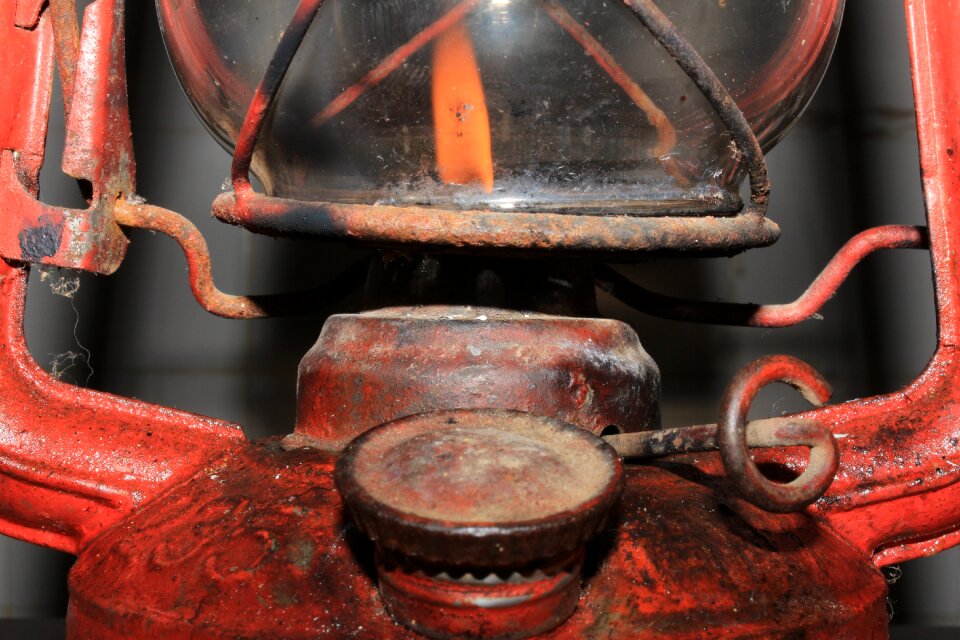 Gas ali oil lamp photo