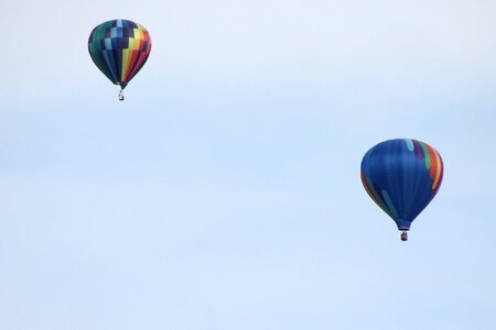 Balloon blue flight photo