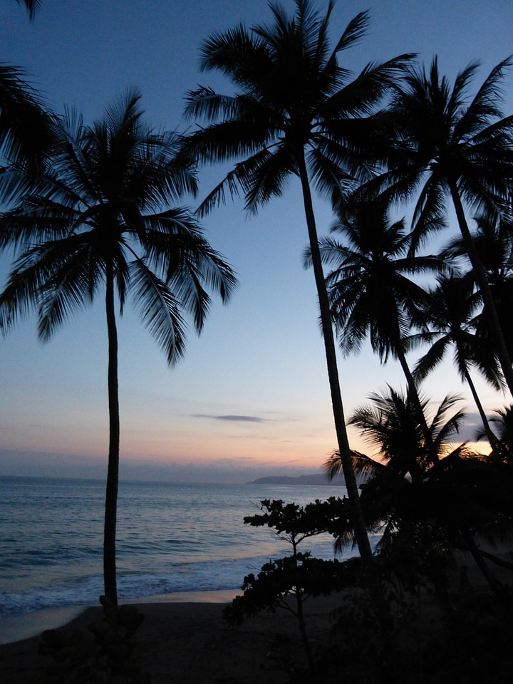 Evening twilight sunset photo