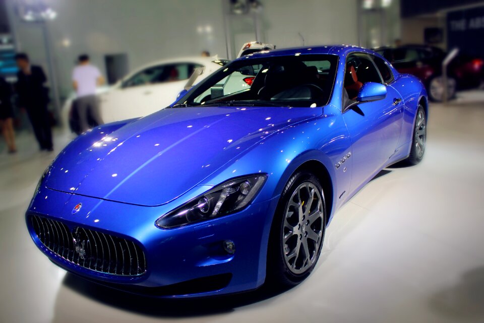 Auto show elegant maserati