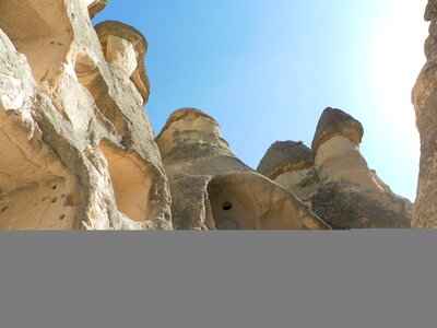 Fairy chimneys cave dwellings rock churches