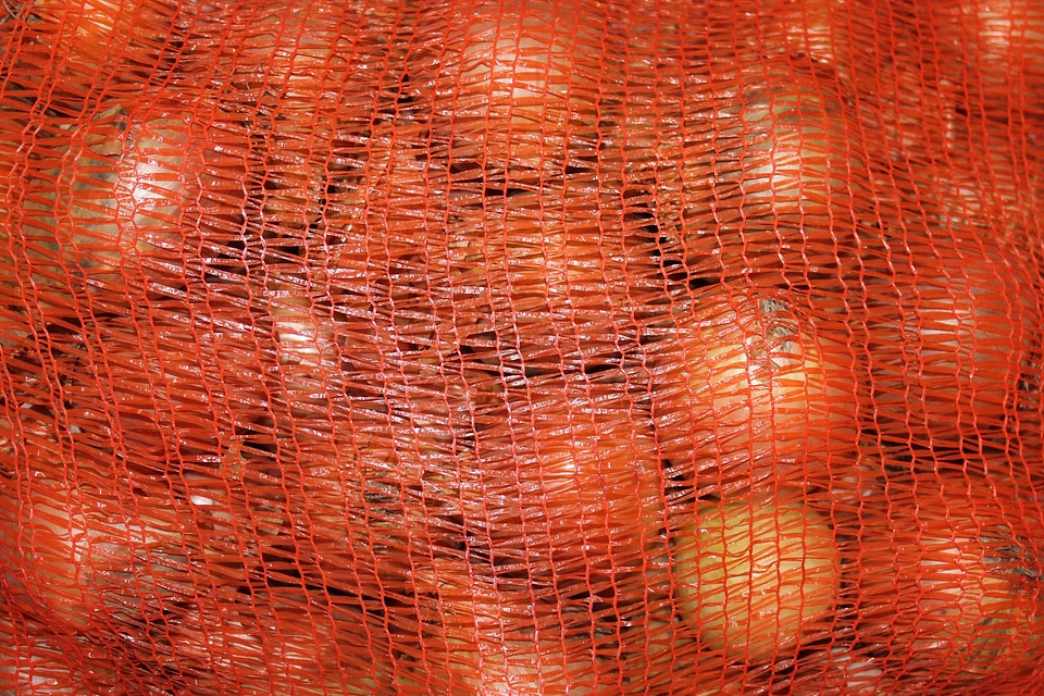 Bag onion kitchen onion