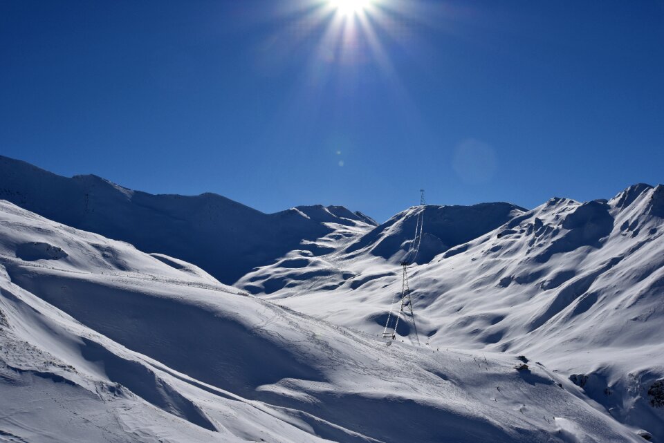 Panorama sun alpine