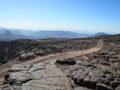 Loneliness desert road road dust