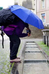 Umbrella water wet