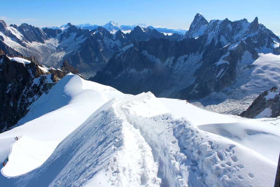 Mountain hiking photo