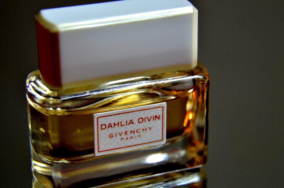 The bottle cosmetics the elegance
