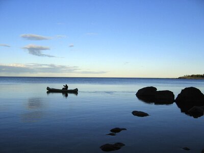 Kayaking nature water