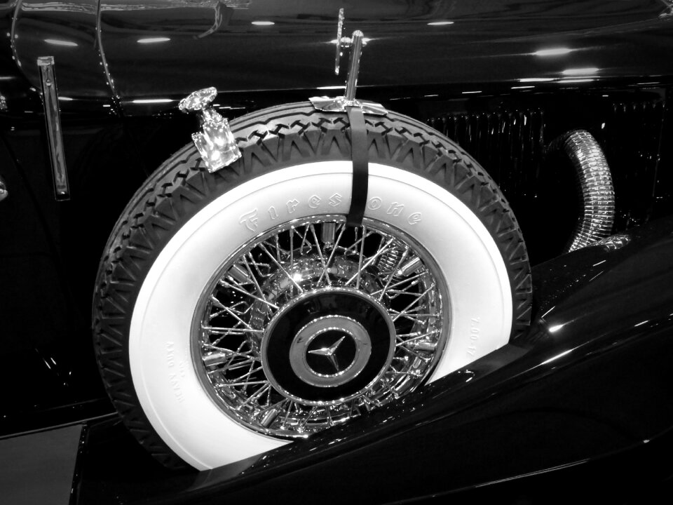 Classic vintage car automobile mercedes benz