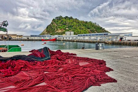 Nets fishing wharf