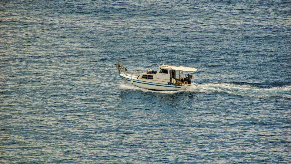 Fishing boat fishing photo