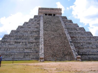Yucatan maya mayan pyramid photo