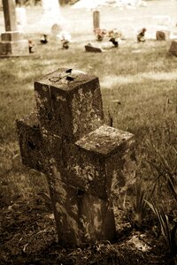 Cemetery death symbol