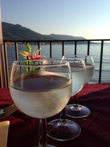View summer wine glass photo