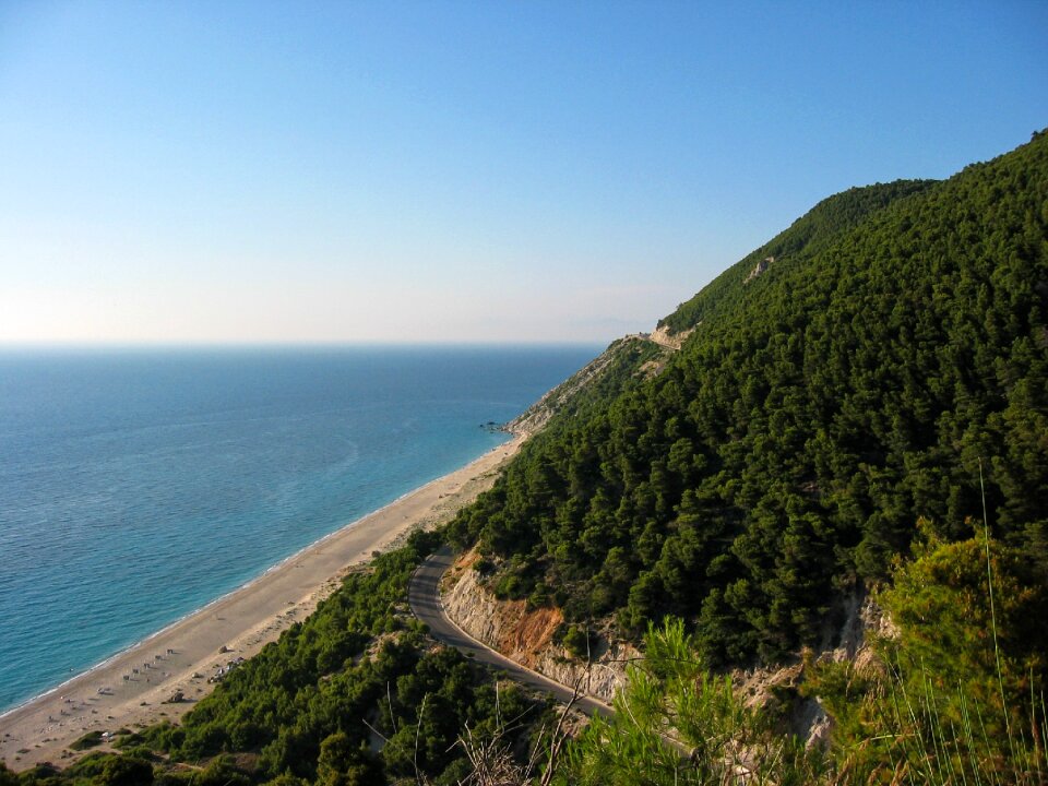 Island landscape summer