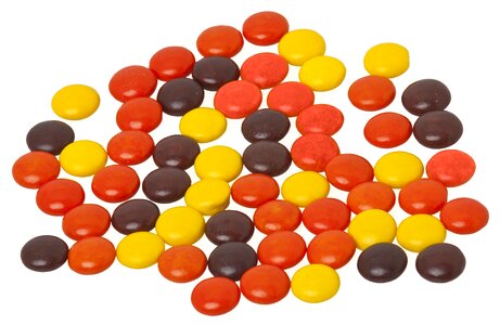 Piece-like parts candies photo