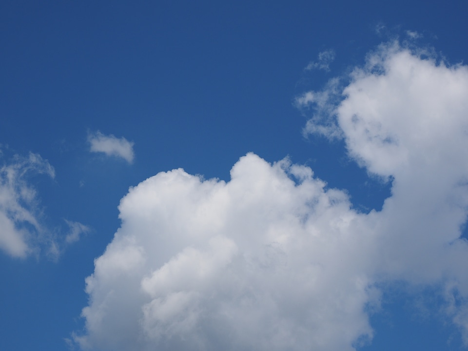 Blue white atmosphere