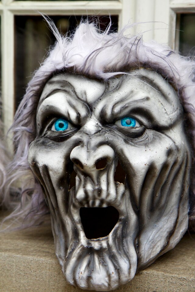 Carnival mask creepy