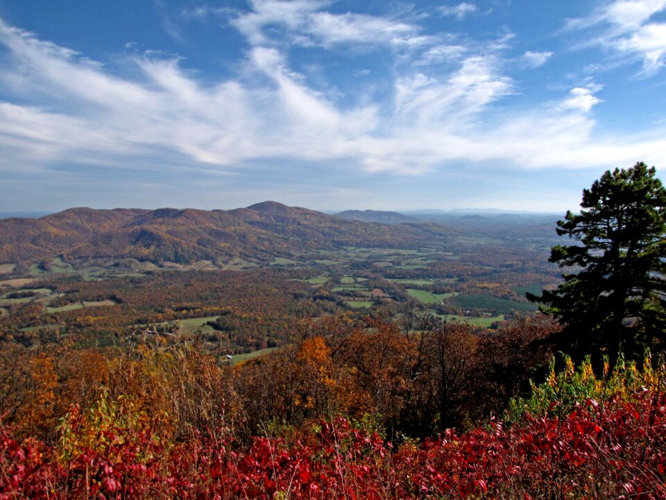 Appalachians blue ridge view