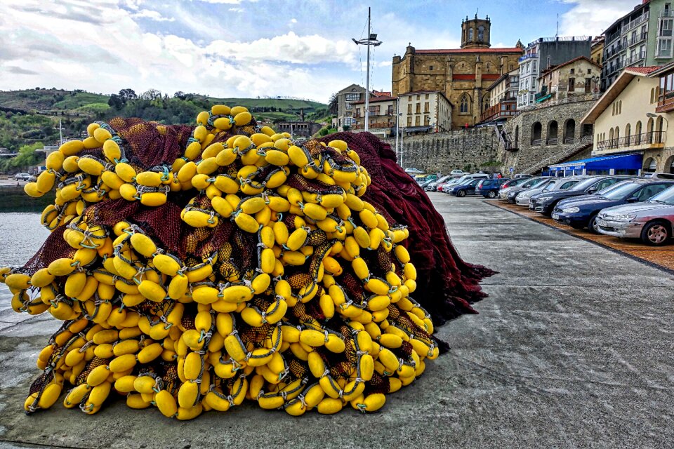 Nets fishing wharf