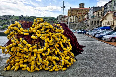 Nets fishing wharf photo