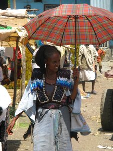 Africa market umbrella