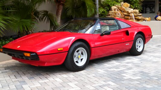 Speed red luxury cars
