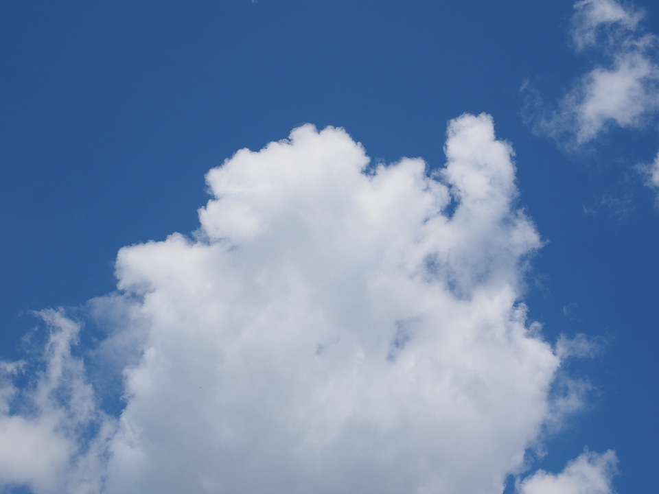 Blue white atmosphere
