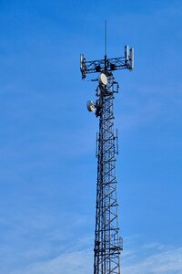 Telecommunication mast radio mast the antenna
